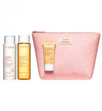 Estuche Clarins Premium Cleansing Piel Seca Regalo