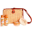 Pokhara Lady Cotton Set de Bano Mandarina